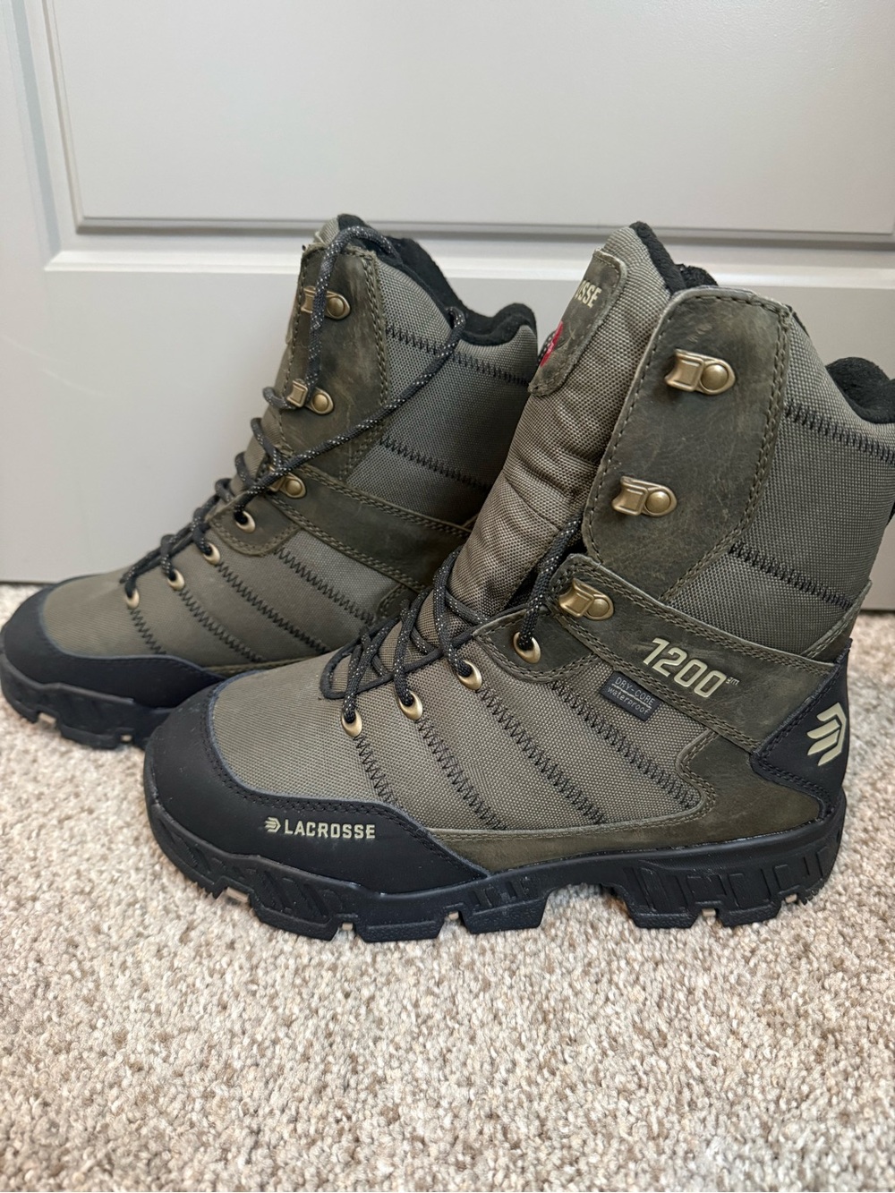 LaCrosse 1200 Insulated Women’s Hunting Boots — Olive Green Size 9
